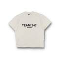 Represent Clo Flat White Team 247 Logo Oversized T Shirt Hoodie, Sweatshirt | FlexRushtees.com