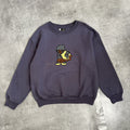 Workshop Alien Y2k Grey Crewneck Graphic 2003