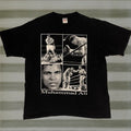 Anvil Vintage Muhammad Ali Shirt Mens Xl Black Short Sleeve Boxing Iconic Pictures Anvil Logo Cotton