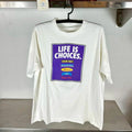 Vintage 90s Life Is Choices Beer Typography Promo Xl T Shirt Hoodie, Sweatshirt | FlexRushtees.com