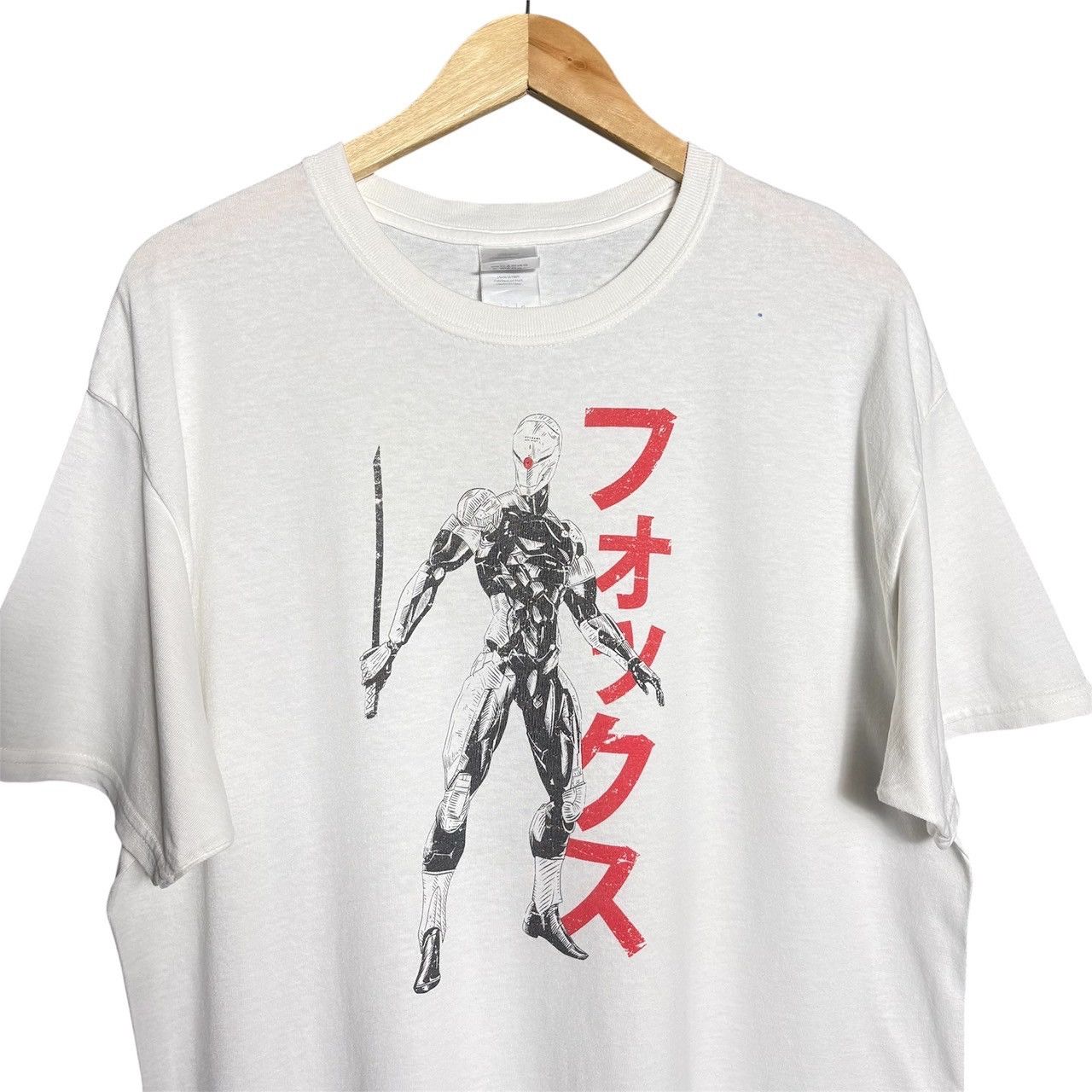 Playstation Vintage Y2k Metal Gear Solid Gray Fox Cyborg Ninja Game Tee