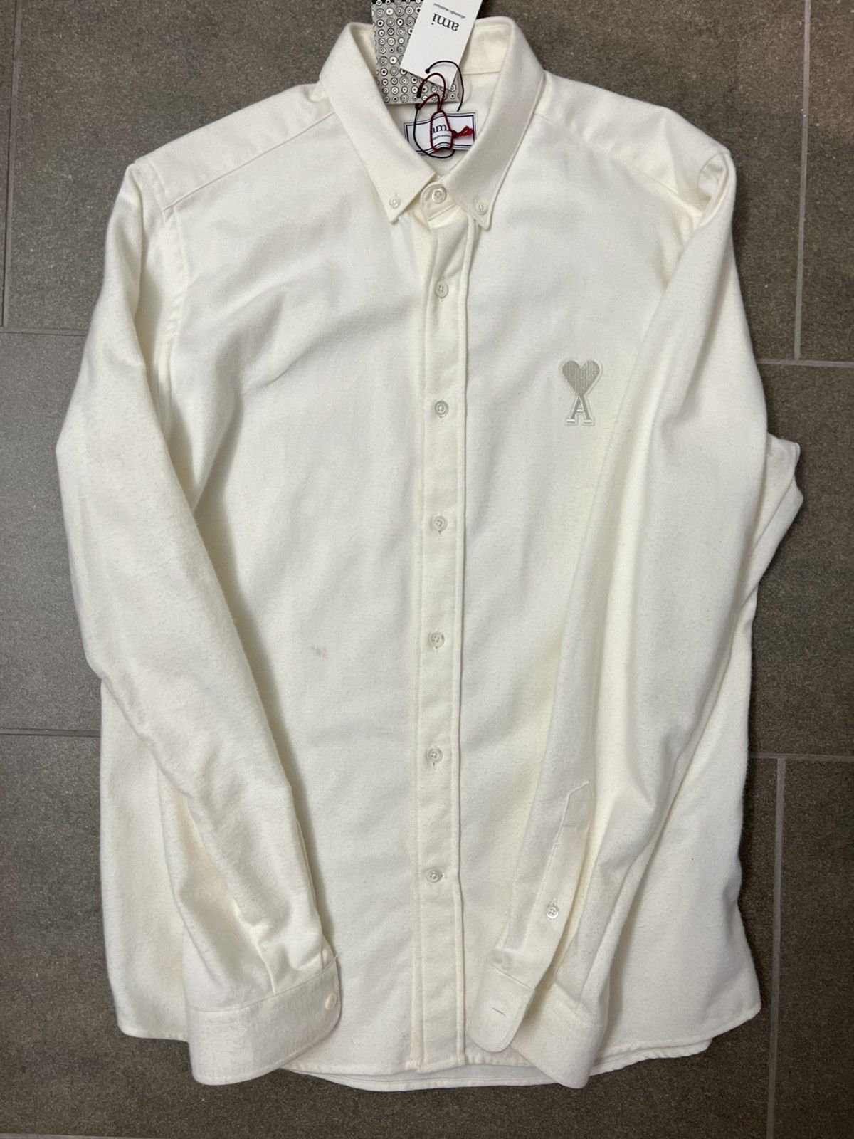Ami Paris Classic Shirt Sz Fr40 Hoodie, Sweatshirt | FlexRushtees.com