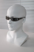 Japanese Brand Rare Vtg Y2k Avant Garde Future Sunglasses Black Unisex Os