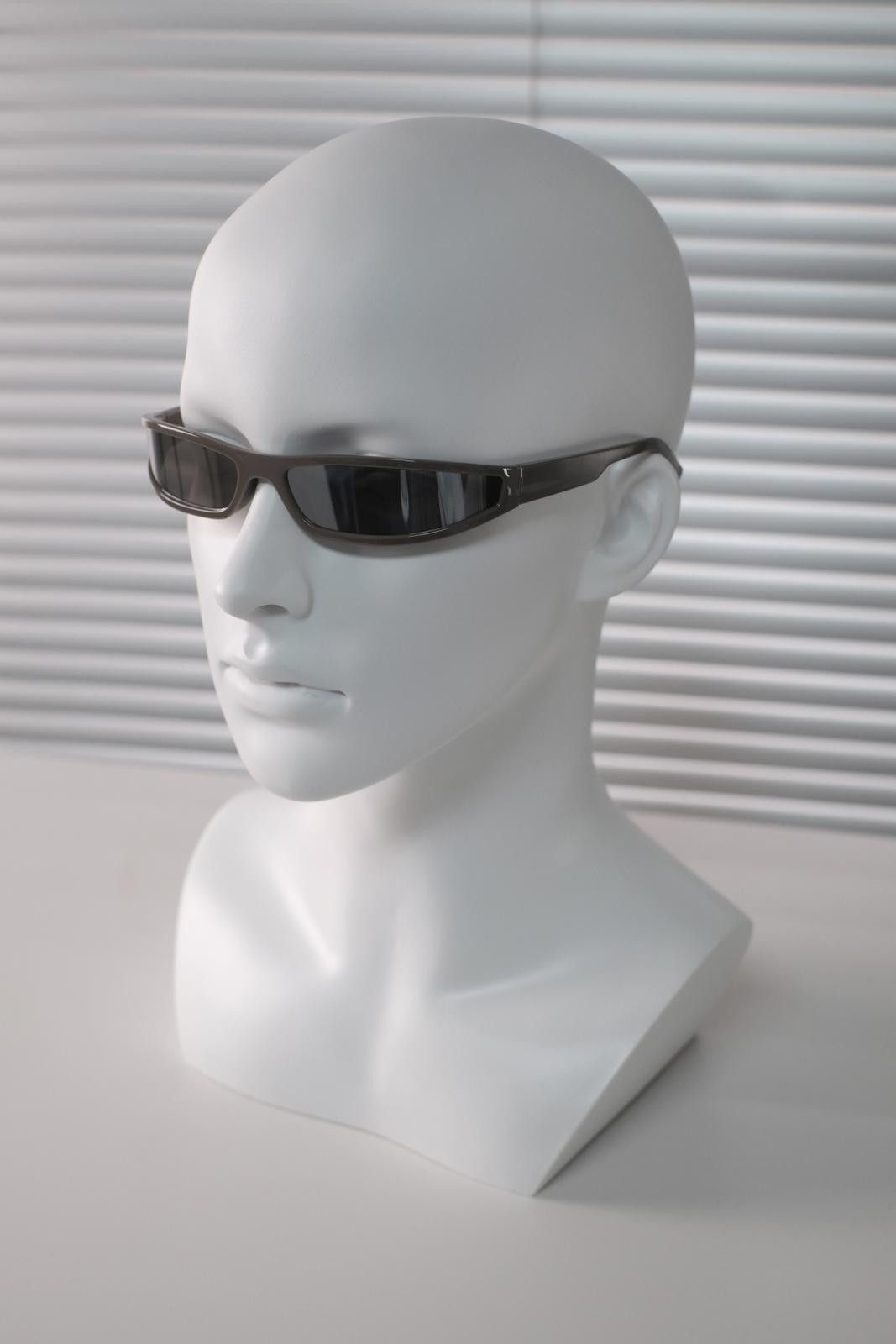 Japanese Brand Rare Vtg Y2k Avant Garde Future Sunglasses Black Unisex Os
