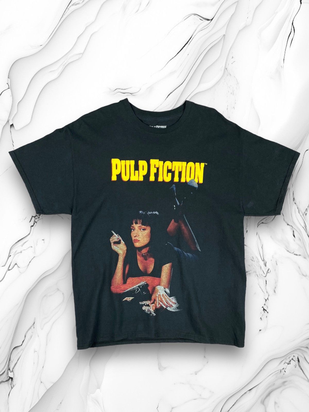 Vintage Pulp Fiction Promo Logo Tarantino Movie Tee