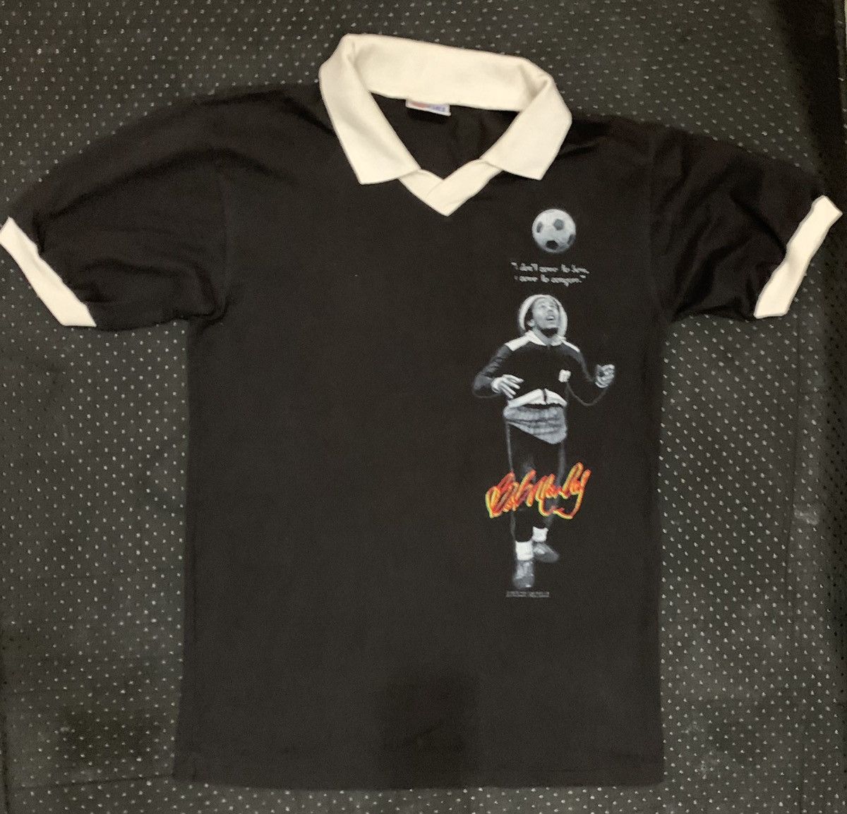 Vintage 90s Bob Marley Jersey Shirt Hoodie, Sweatshirt | FlexRushtees.com