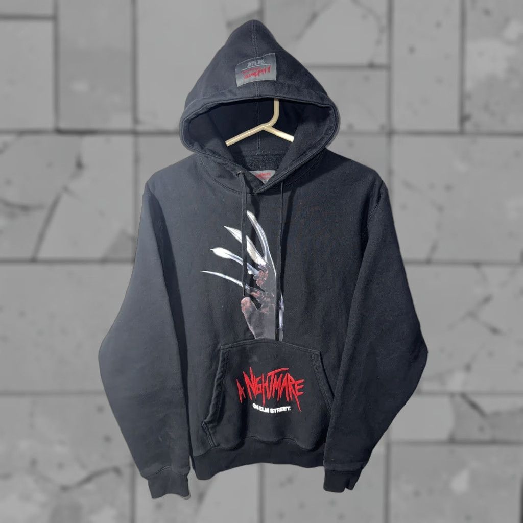 Shoe Palace Freddy Krueger Double Sided Hoodie M Black Mens Pullo