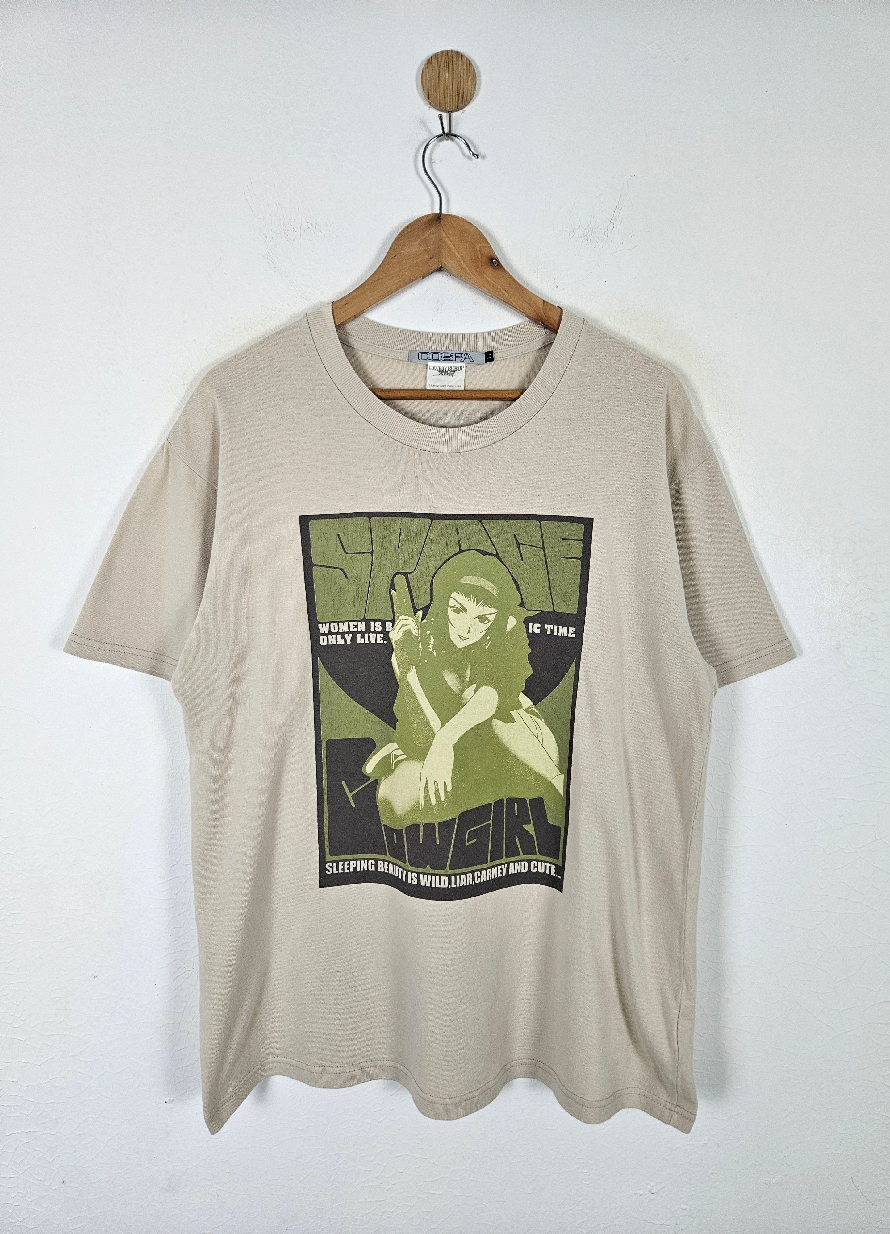 Vintage Faye Valentine Cowboy Bebop Cowgirl Cospa Shirt