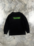 Pleasures Black Neon Logo Long Sleeve Tee Medium 666