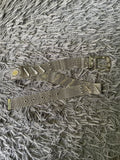 Vintage Avant Garde Y2k Vintage Full Metal Shining Steel Belt