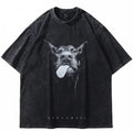 Japanese Brand Doberman Black Printed T Shirt Tee Short Sleeve Hoodie, Sweatshirt | FlexRushtees.com