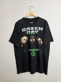 Vintage Early 00s Green Day Warning Punk Band Tshirt Hype Hoodie, Sweatshirt | FlexRushtees.com