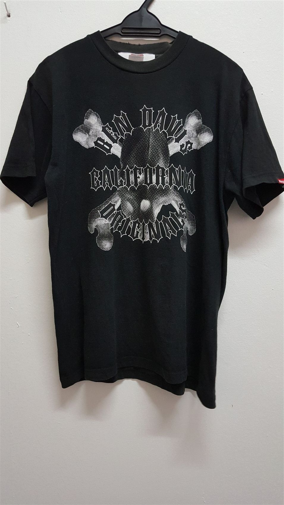 Davis Ben Davis California Original Spellout Black T Shirt