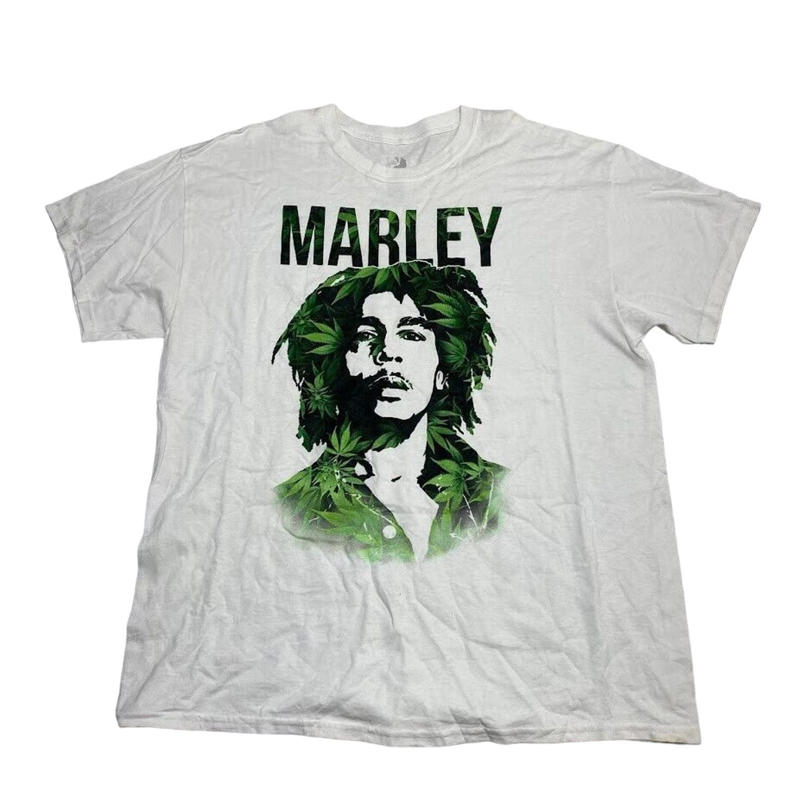 Marley Bob Marley Graphic Tee Thrifted Vintage Style Size Xl Hoodie, Sweatshirt | FlexRushtees.com