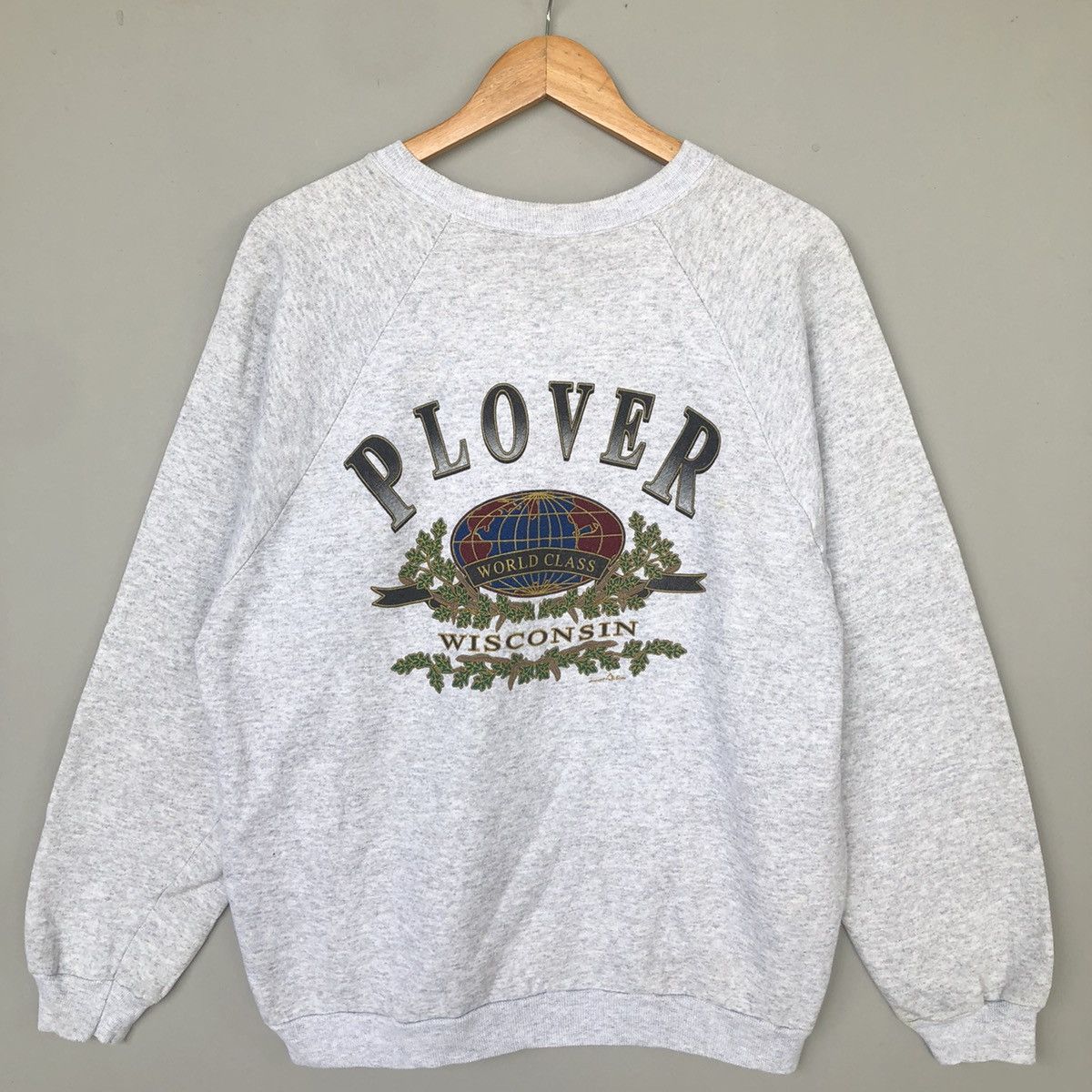 Vintage Hanes Tag Plover Wisconsin Big Print Logo
