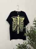 Vintage Y2k Skeleton T Shirt Glow In The Dark Ribcage Hoodie, Sweatshirt | FlexRushtees.com