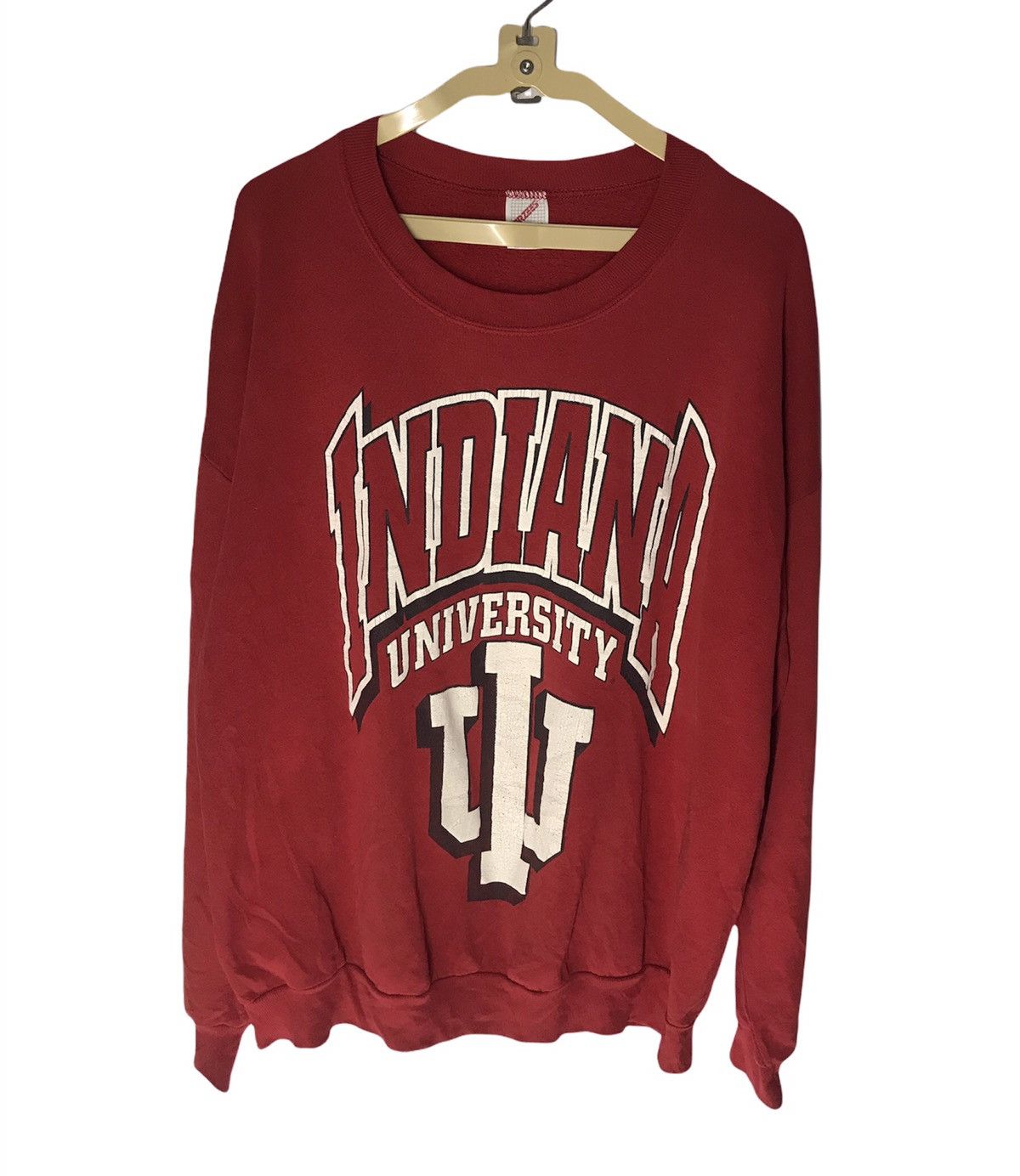 Vintage Indiana University Crewneck Sweatshirt By Jerzees