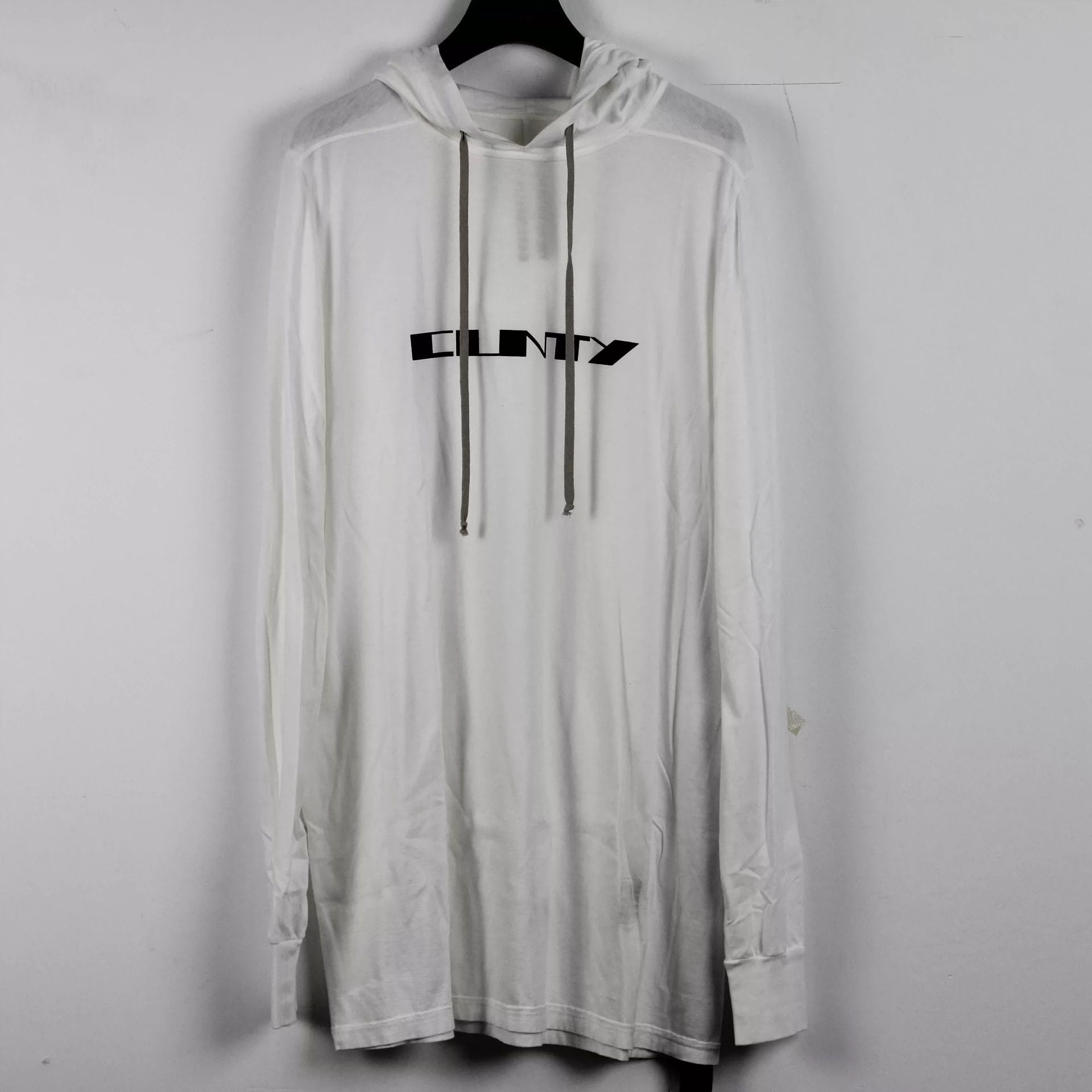 Owens Rick Owens Drawstring Printed Hoodie