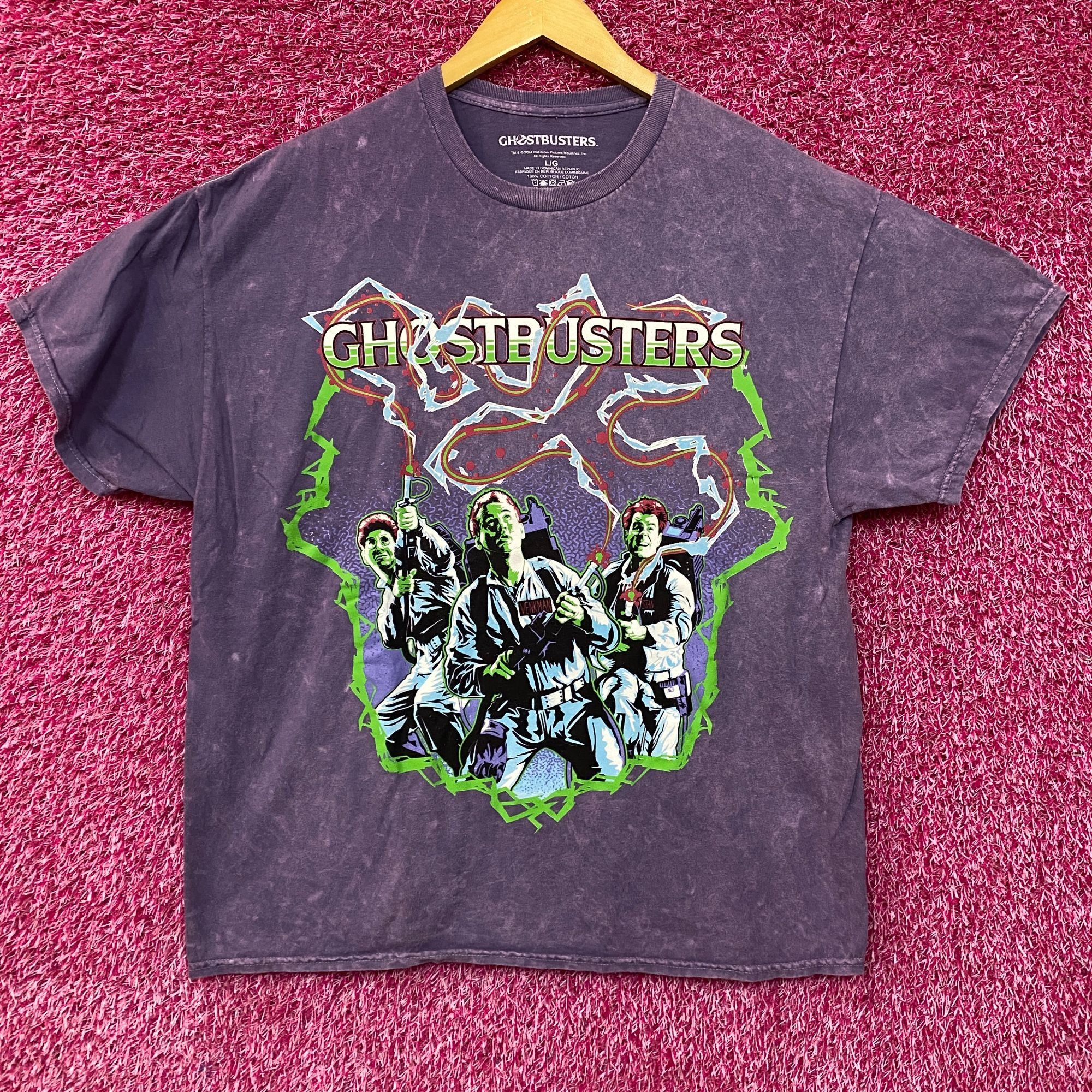 Other Ghostbusters Classic Team Retro Purple T Shirt Large
