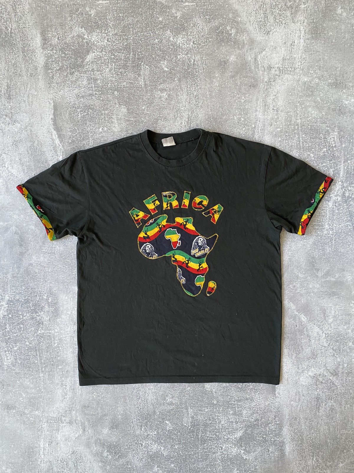 Rap Tees X Vintage Vintage Bob Marley Africa T Shirt Hoodie, Sweatshirt | FlexRushtees.com