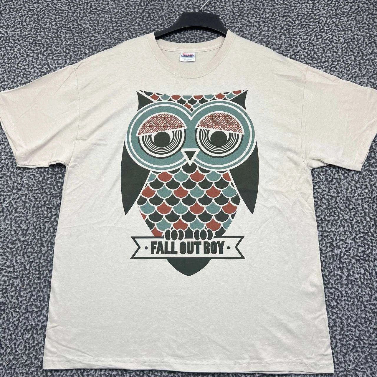 Hanes Vintage Fall Out Boy Shirt Men Xl Owl Hanes Cotton Deadstock Hoodie, Sweatshirt | FlexRushtees.com