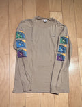 Noah Tan Waves Long Sleeve Tee Medium