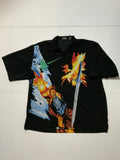 Vintage Vtg 90s Y2k 2000s Anime Manga Street Fighter Sword Shirt