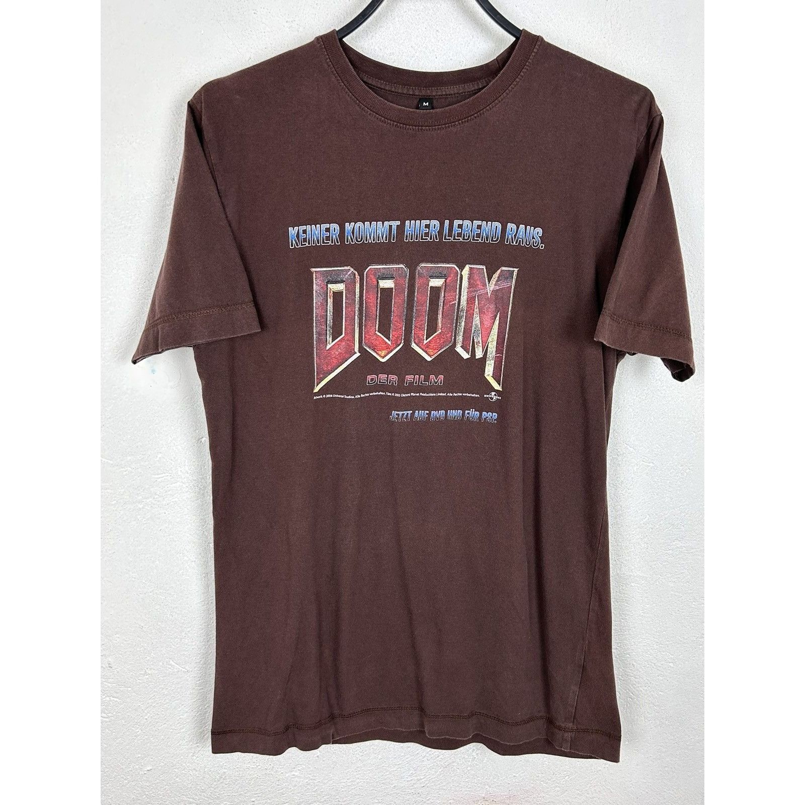 00s Vintage Doom The Film 2005 German Promo Rare T Shirt Hoodie, Sweatshirt | FlexRushtees.com