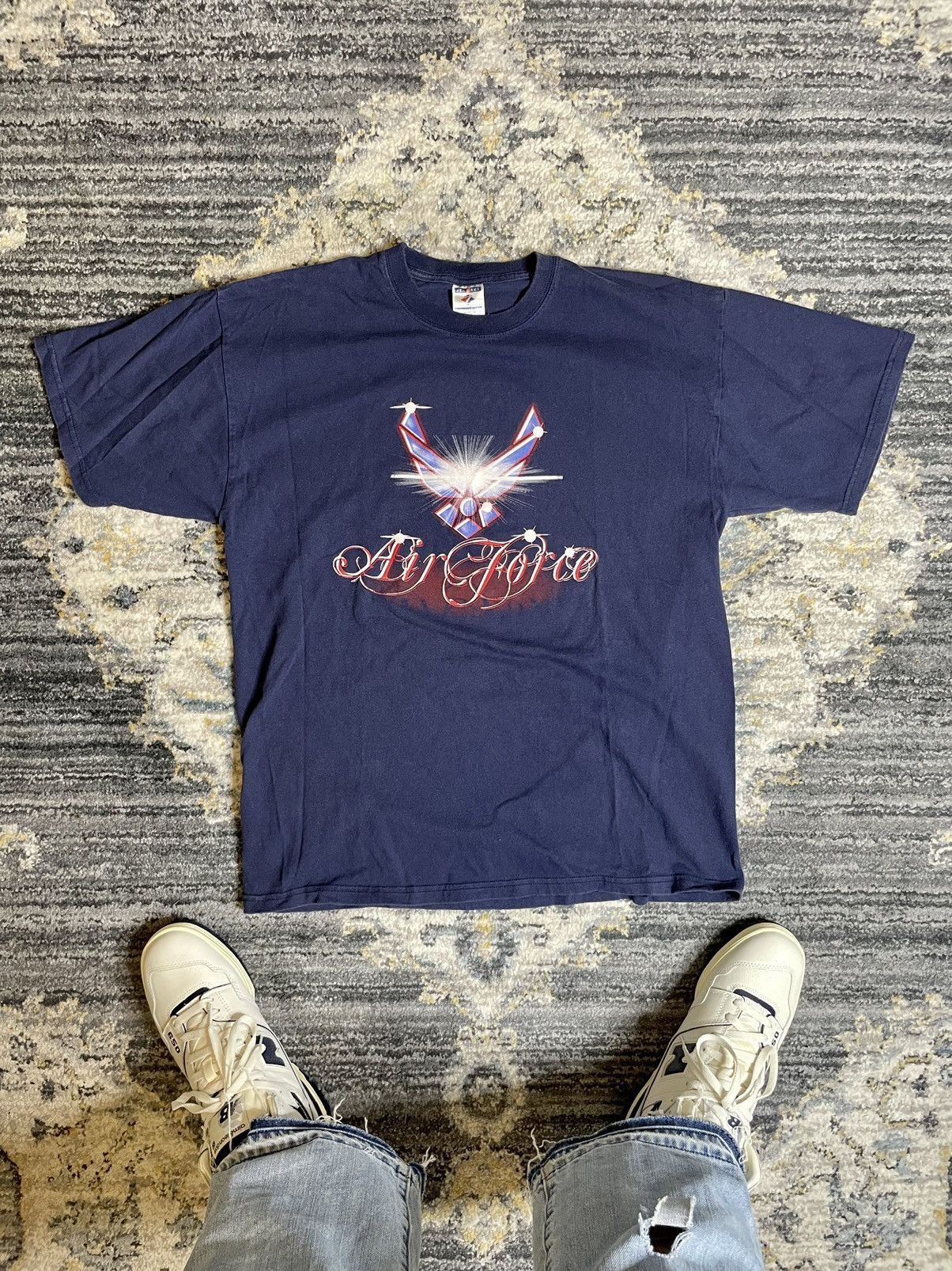 Vintage Air Force X Jerzees T Shirt