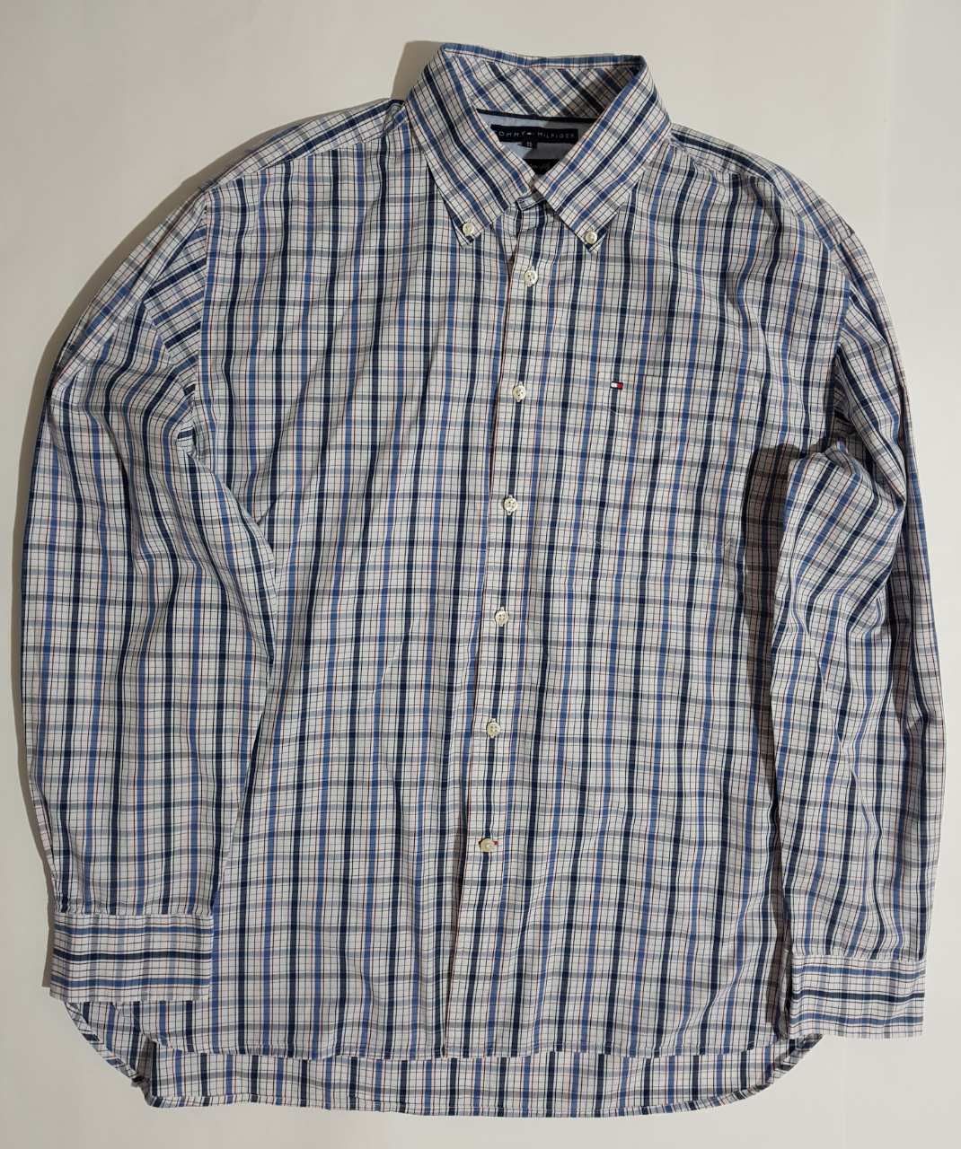 Hilfiger Tommy Hilfiger Check Cotton Shirt Xl Hoodie, Sweatshirt | FlexRushtees.com
