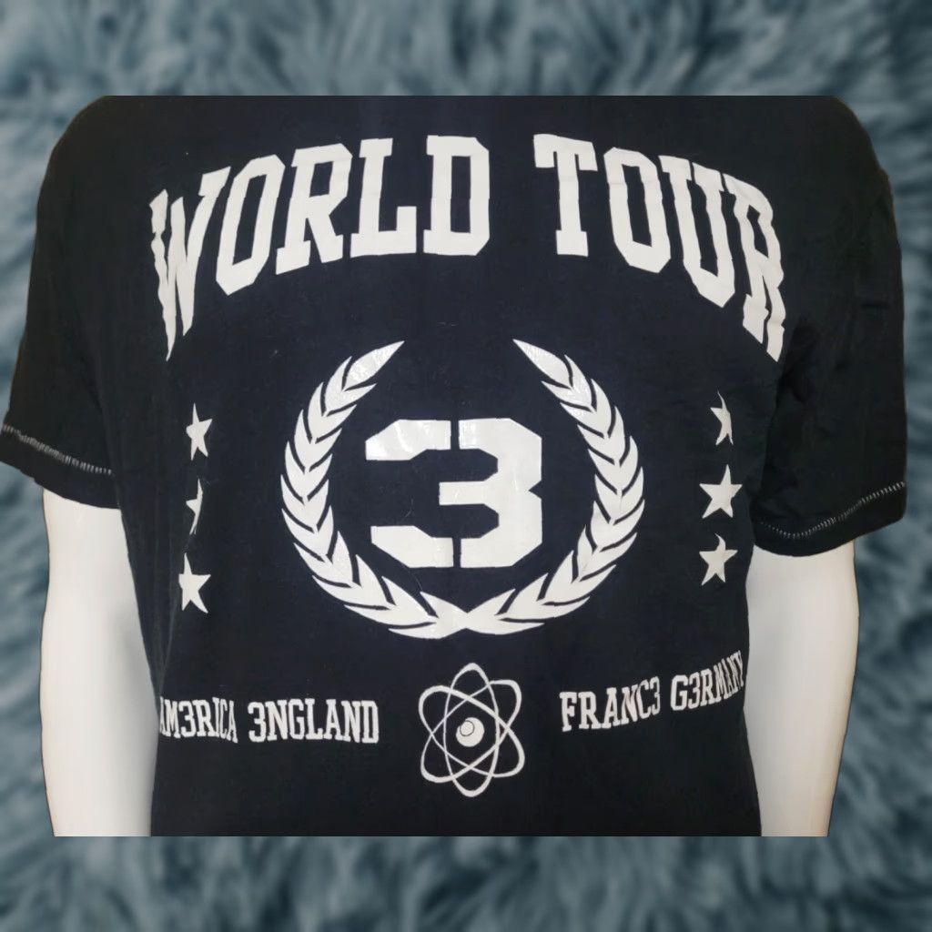 Vintage Call Of Duty Modern Warfare 3 Video Game Old Glory World Tour T Shirt Xl Black Men Short Sle