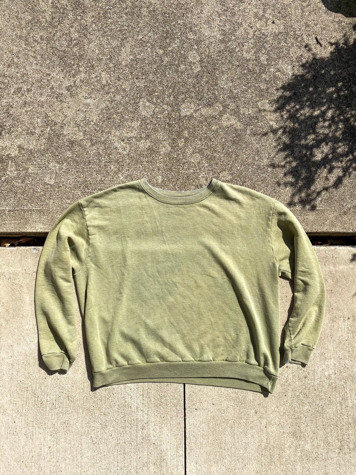 Vintage Green Sunfaded Crewneck