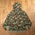 Bape Puzzle Camo Full Zip Hoodie A Bathing Ape Nigo T-Shirts, Sweatshirt | FlexRushtees.com