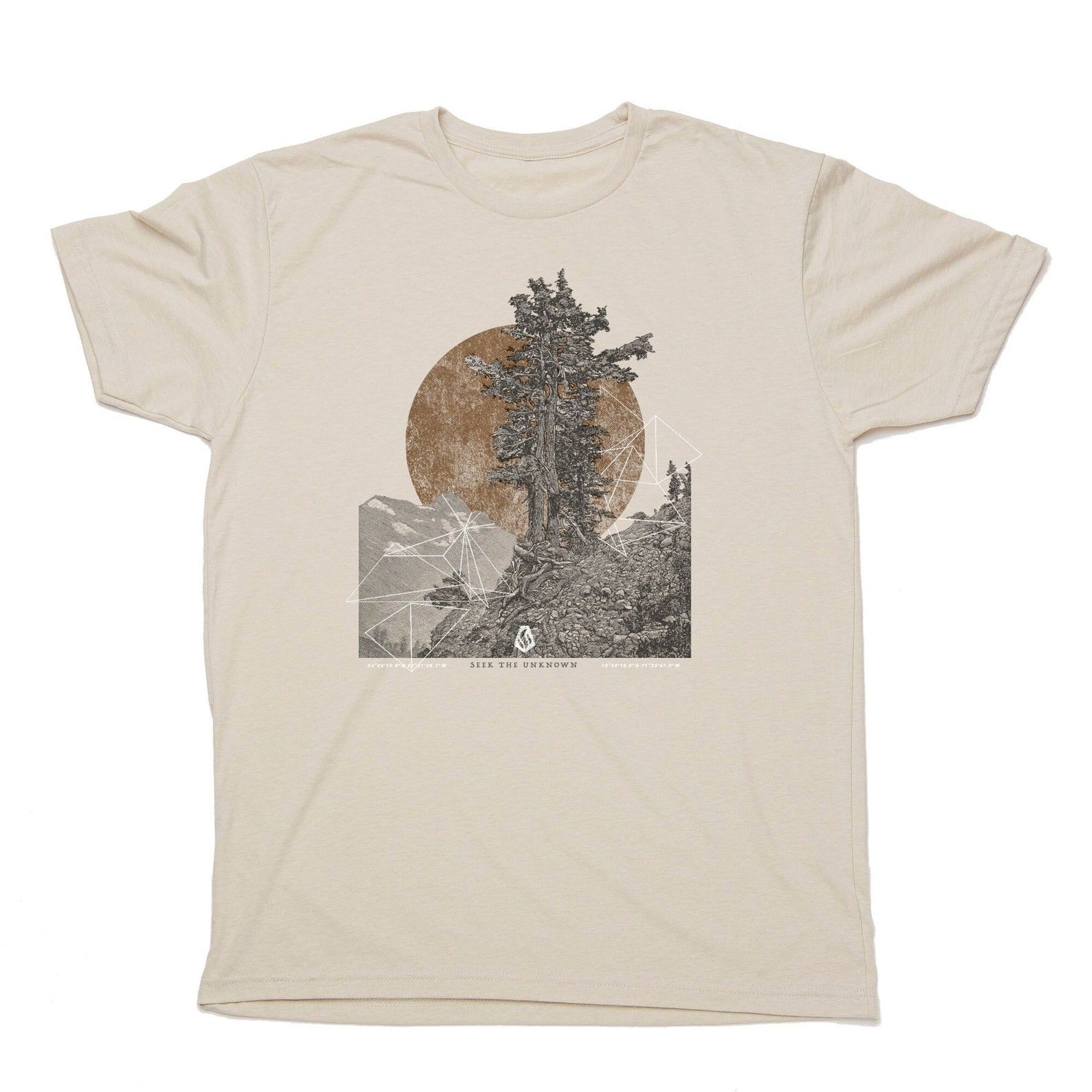 Vintage Men S Mountain T Shirt Tree Mountain Graphic Tee