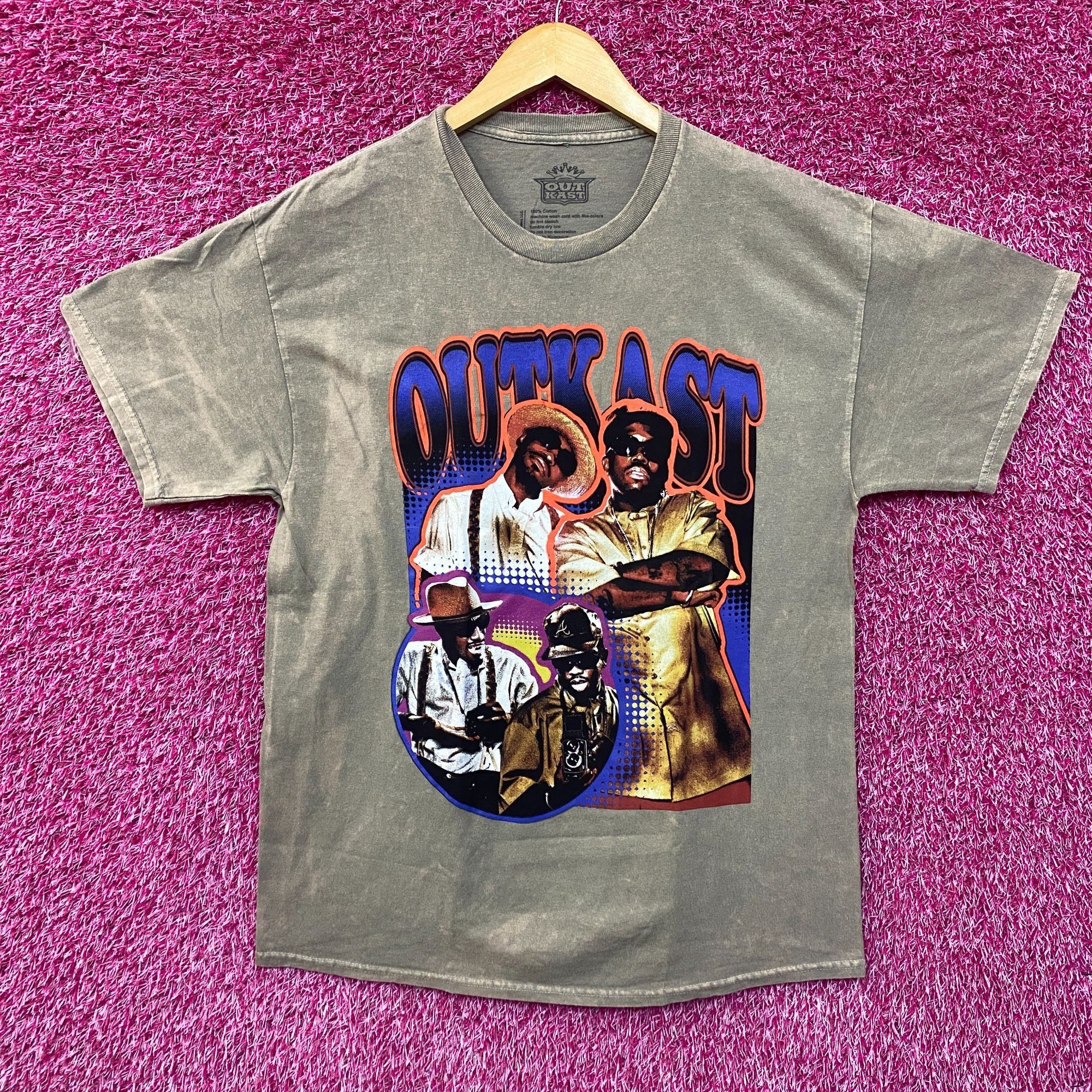 Outkast Andre 3000 Big Boi Rap Duo Biege Tee Large Hoodie, Sweatshirt | FlexRushtees.com