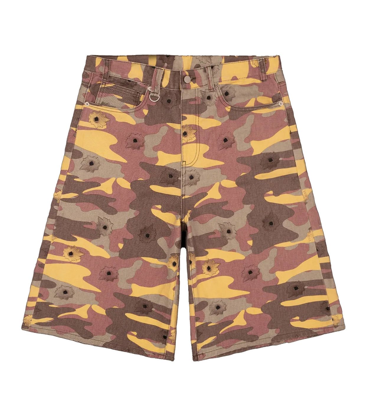 Bravest Studios Paris Camo Jort Maroon