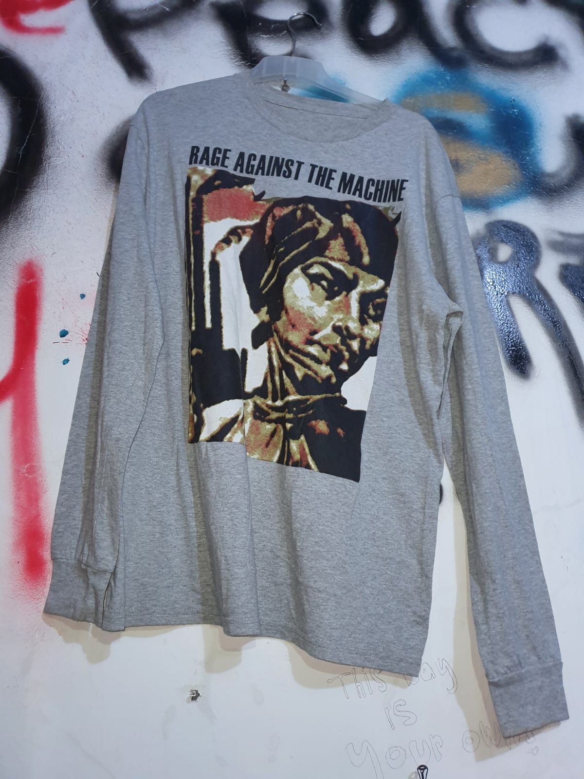 Vintage Longsleeve Rage Against The Machine L T-Shirts, Hoodie, Sweatshirt | FlexRushtees.com