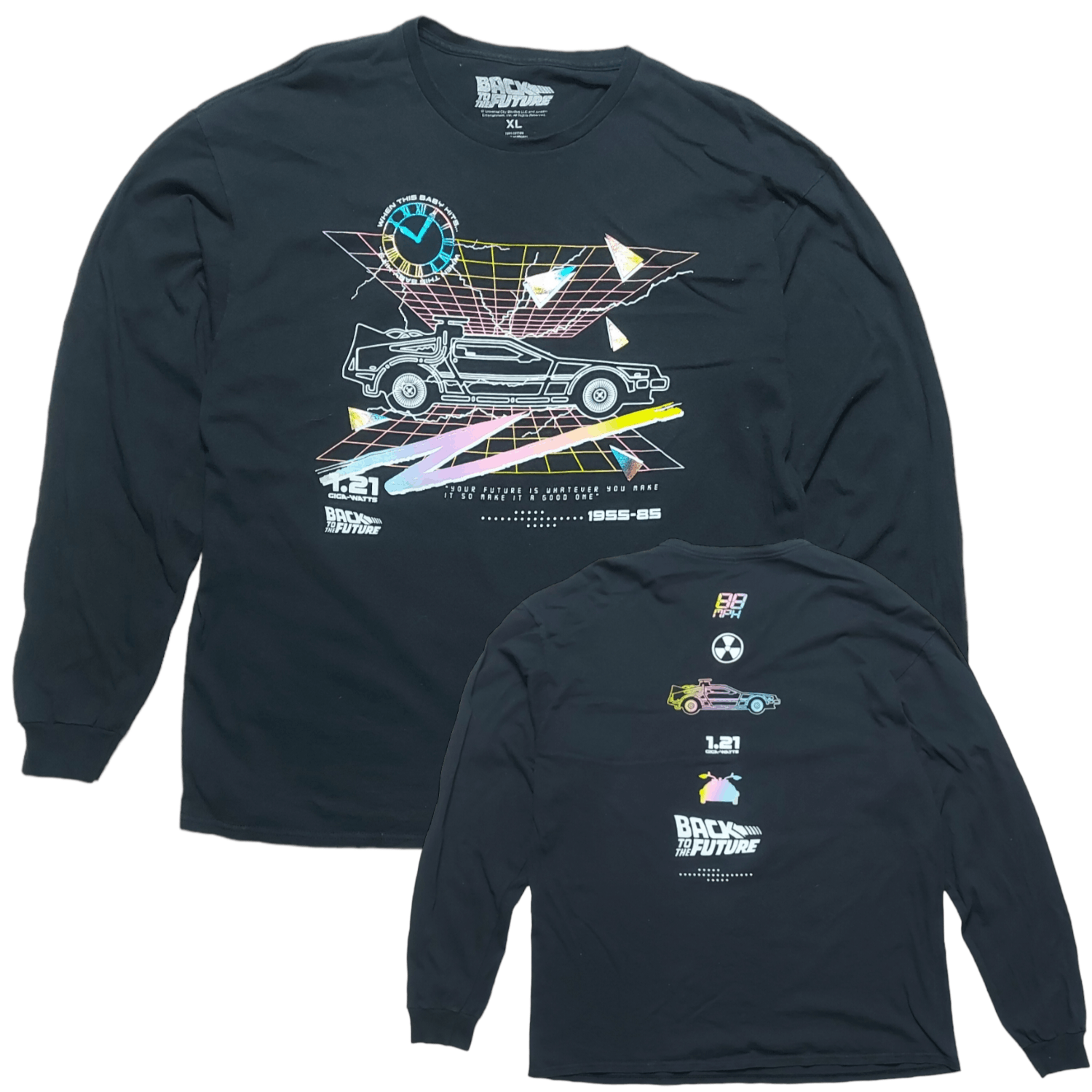 Other Back To The Future Graphic Print With Iridescent Detail T-Shirts, Hoodie, Sweatshirt | FlexRushtees.com