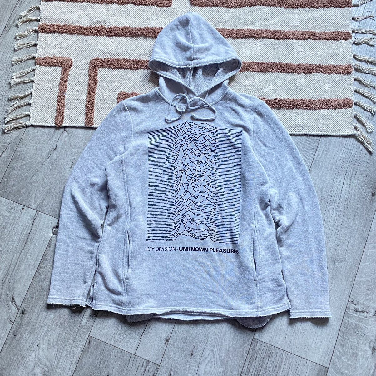 Band Tees Joy Division Y2k Unknown Pleasures Big Logo Hoodie Sweatshirt | FlexRushtees.com
