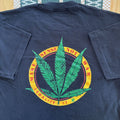 Vintage 1990s Marijuana Weed Funny T Shirt Large Hoodie, Sweatshirt | FlexRushtees.com