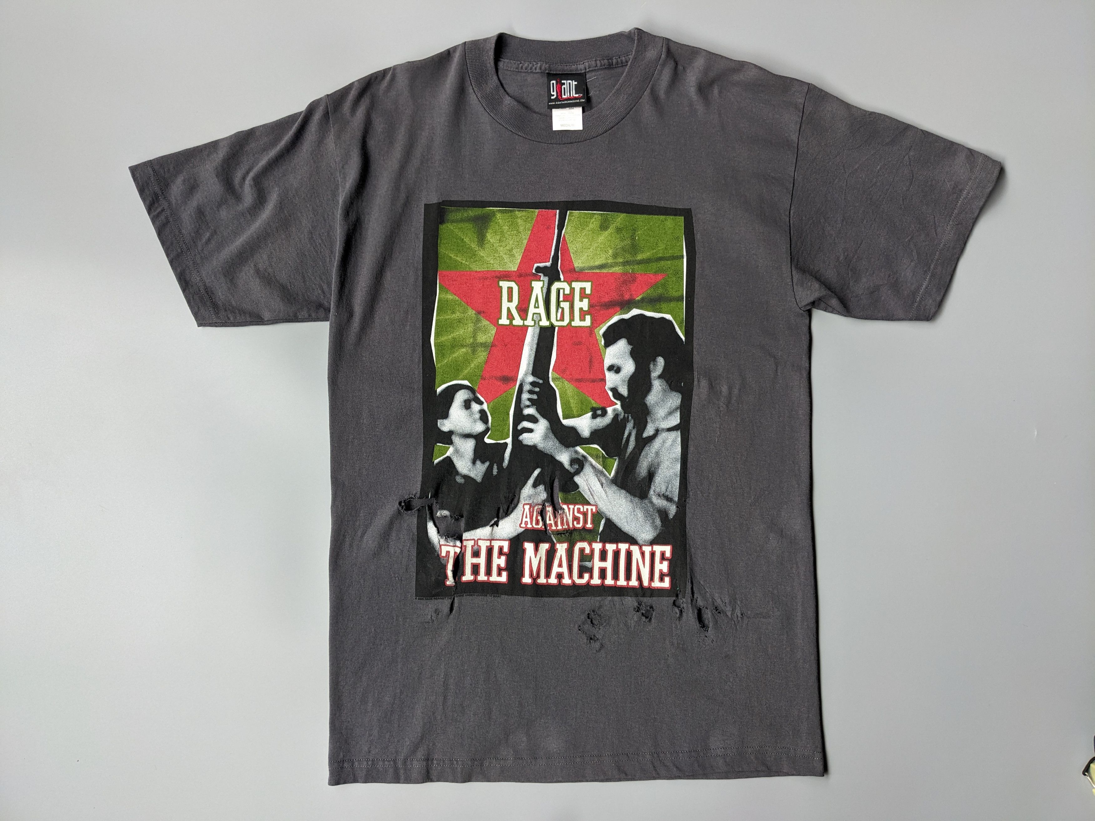 Rage Against The Machine Vintage 2000 Rage Againt The Machine Distressed Shirt Hoodie, Sweatshirt | FlexRushtees.com