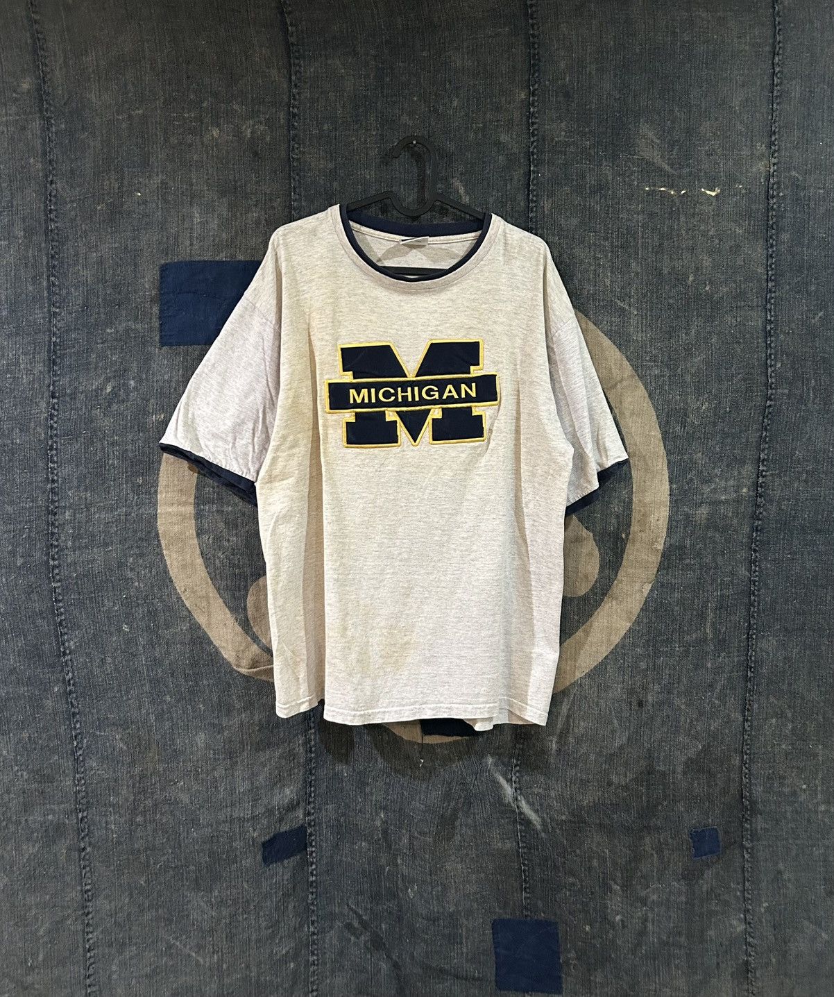 Vintage 90s Michigan Double Layered Tee Graphic T Shirt