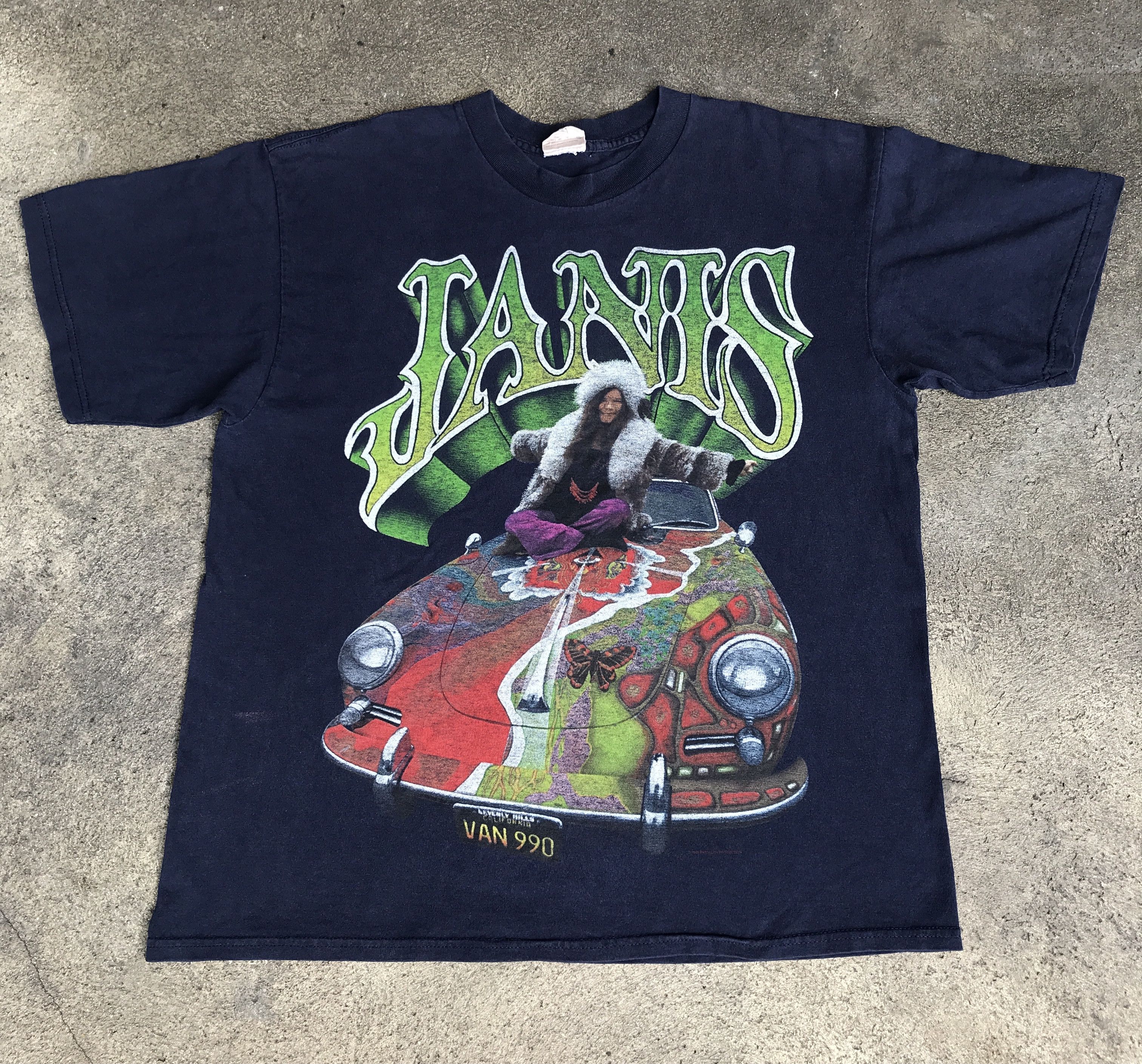 Band Tees Vintage 90s Janis Joplin Promo Tee Soul Psychedelic Rock
