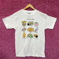 Vintage Snack Time Japanese Street Food Promo Black Matter Tee L Hoodie, Sweatshirt | FlexRushtees.com
