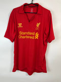 Warrior Liverpool 2012 2013 Home Shirt Warrior Standard Chartered