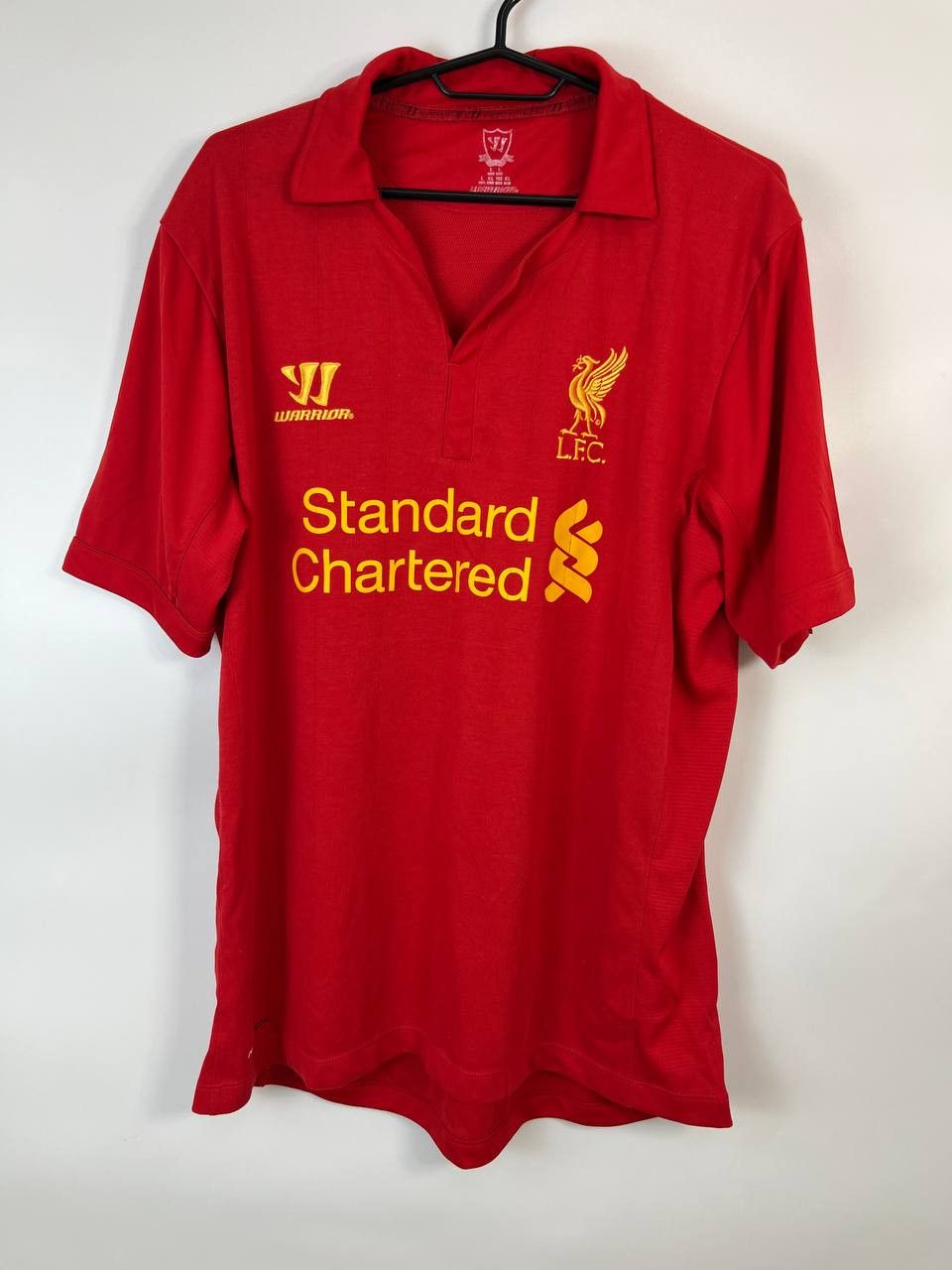 Warrior Liverpool 2012 2013 Home Shirt Warrior Standard Chartered