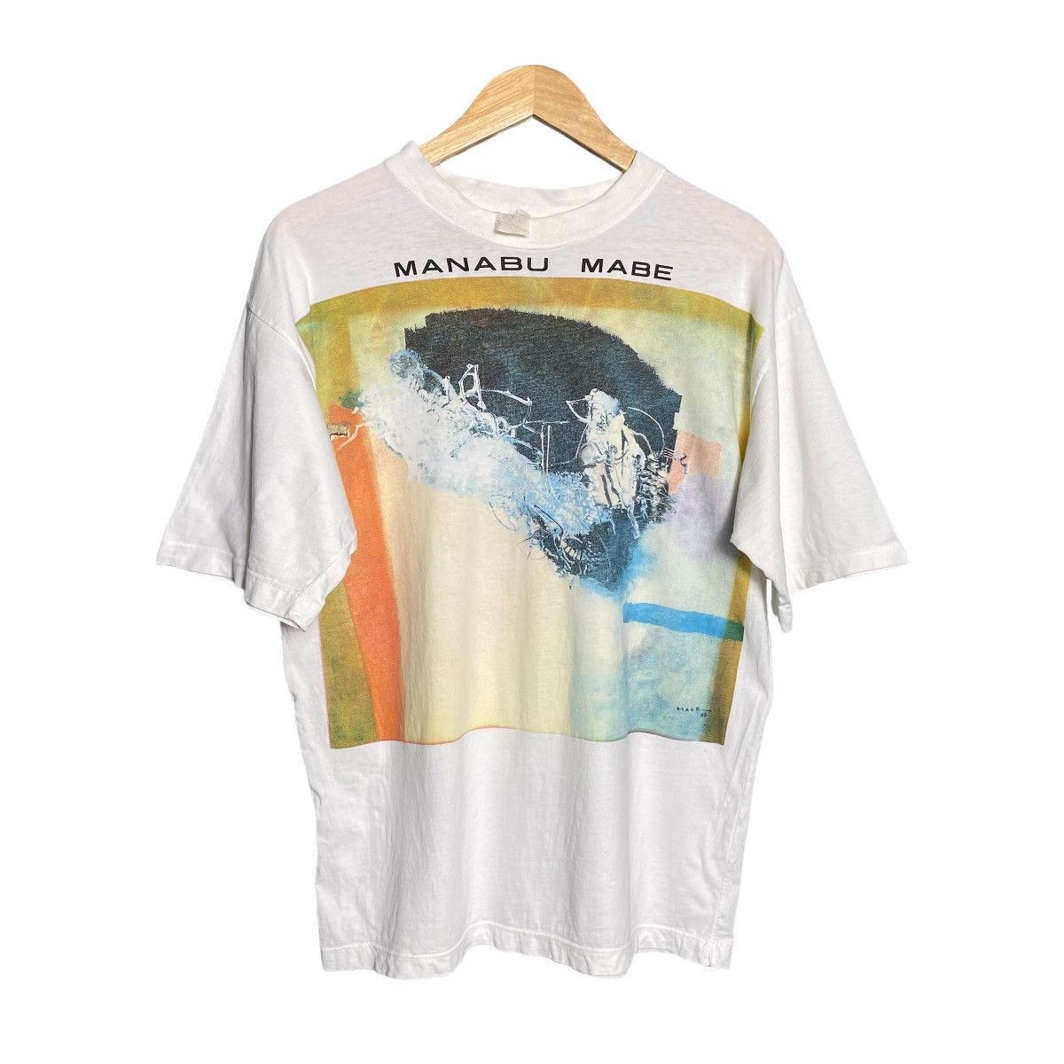 Vintage 1988 Manabu Mabe Artist Graphic Art T Shirt Hoodie, Sweatshirt | FlexRushtees.com