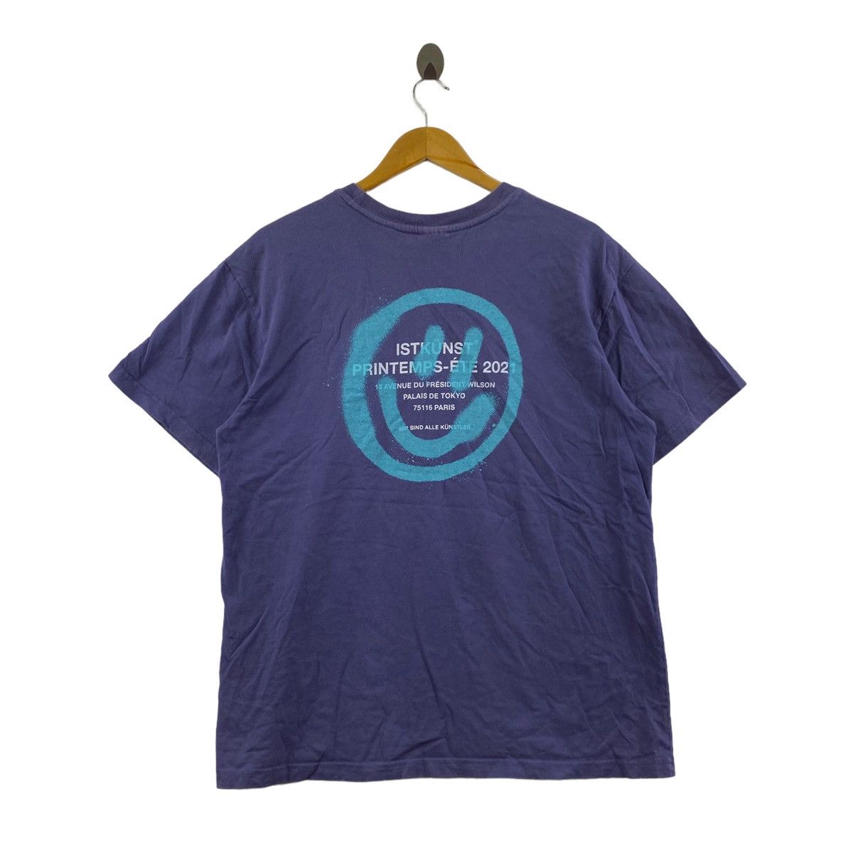 Other Istkunst Printemps Ete 2021 Korean Brand Logo Print Purple T-Shirts, Hoodie, Sweatshirt | FlexRushtees.com