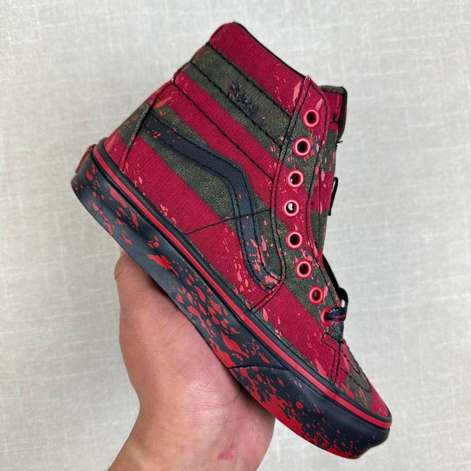 Nightmare On Elm Street Sk8 Hi Freddy Krueger