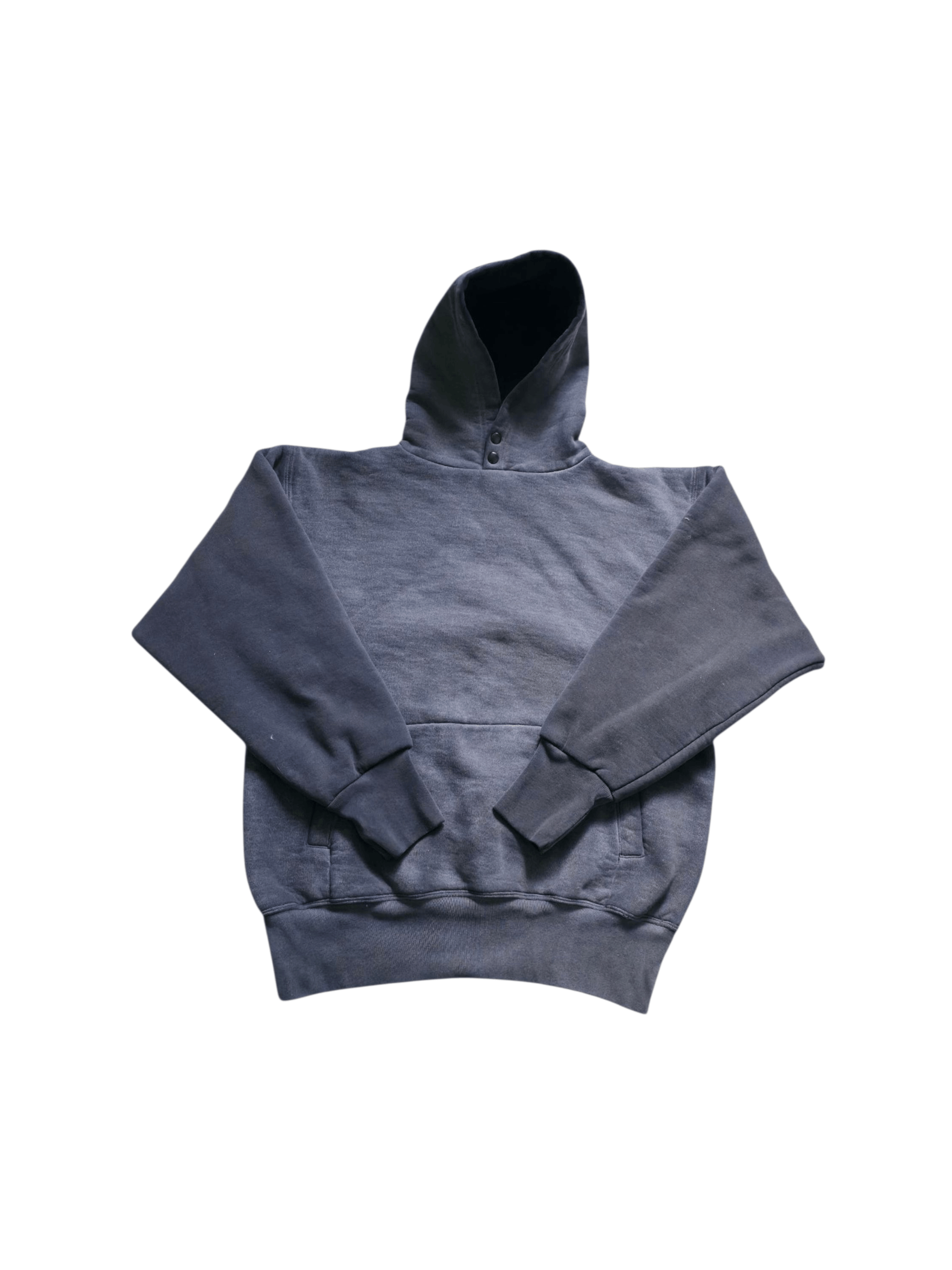 Vintage Camber Double Face Hoodie Aged Black Sun Faded T-Shirts, Sweatshirt | FlexRushtees.com